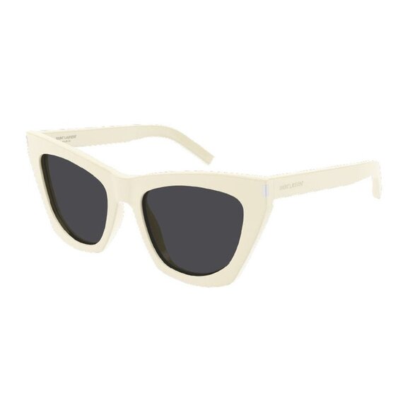 NWT SAINT LAURENT IVORY WOMEN SUNGLASSES - Picture 1 of 3